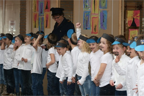 Kinderen op het Podium